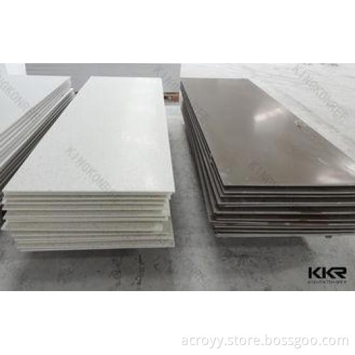 Custom Made Artificial Stone Acrylic Solid Surface Sheet 12